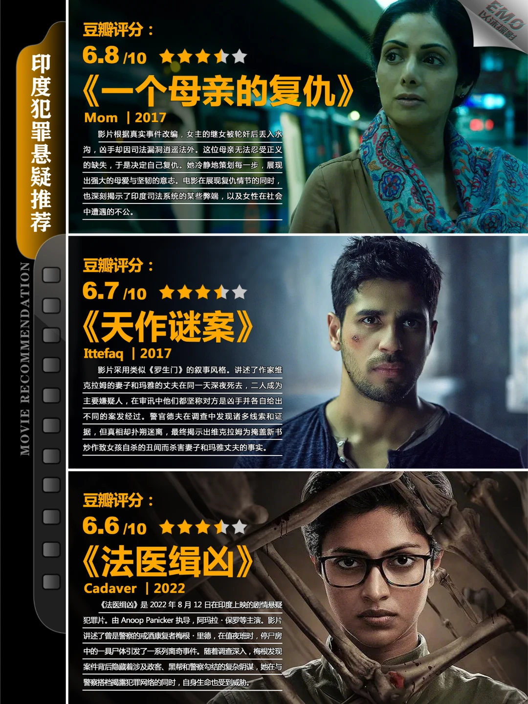 豆瓣9分+！这五部印度悬疑神作，每一部都会让你的大脑原地重启
