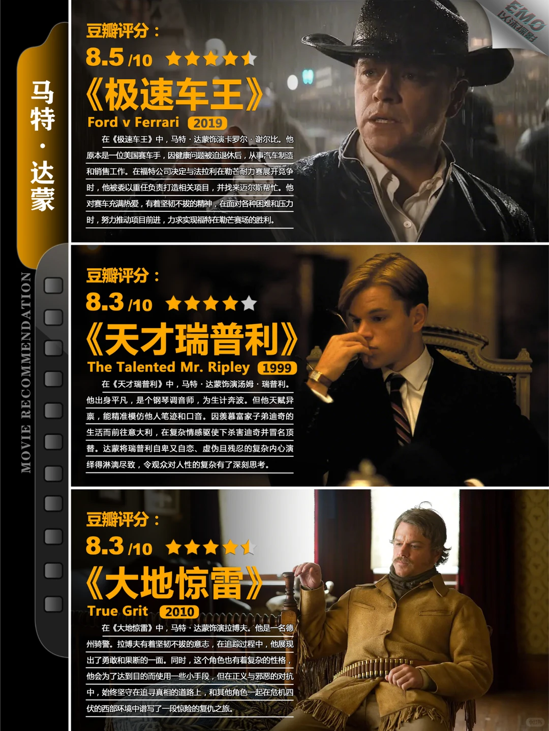 马特·达蒙电影推荐：从心灵捕手到谍影重重新经典 - ACGFav