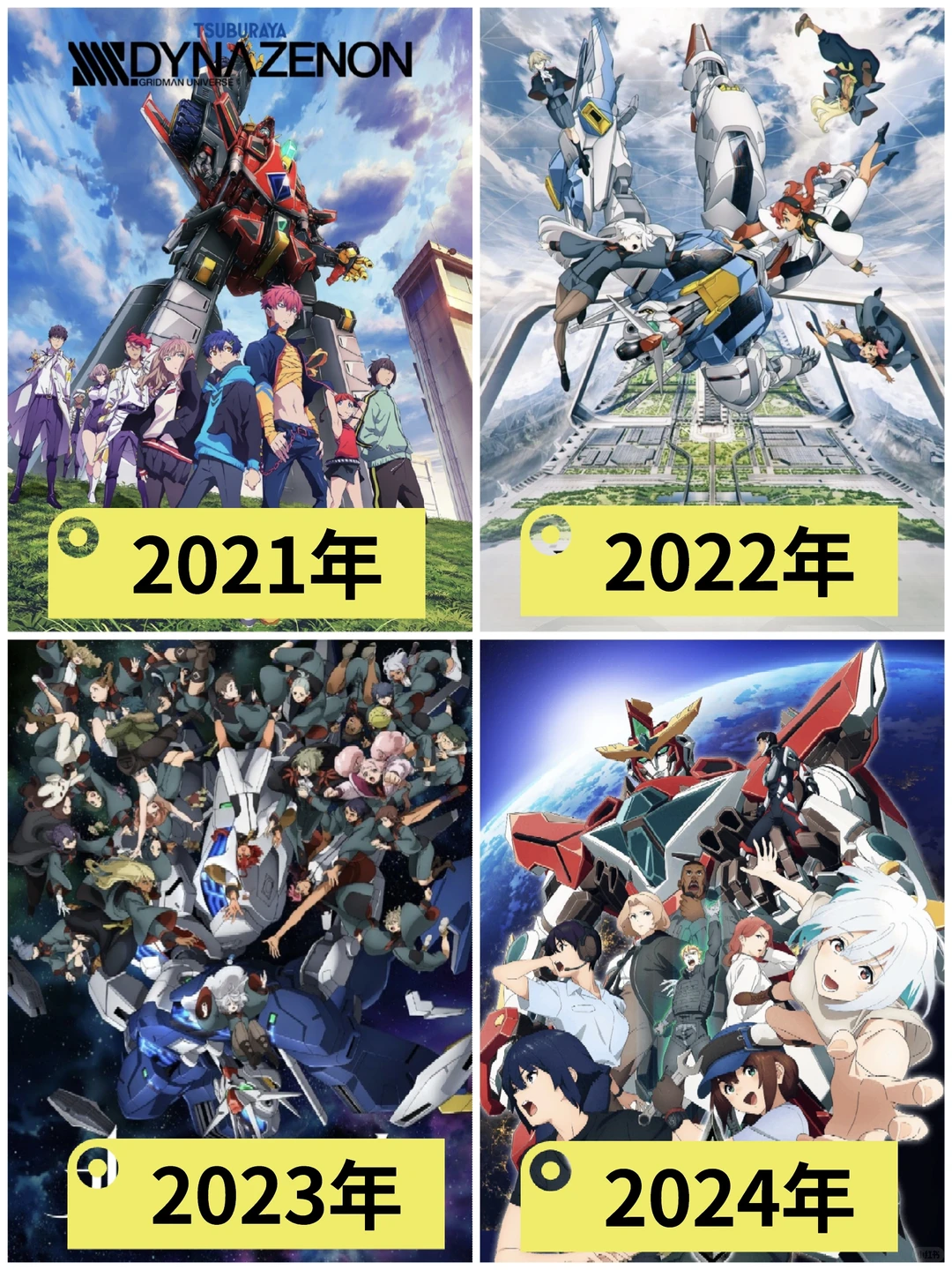 2013-2024年最火机战动画年度盘点