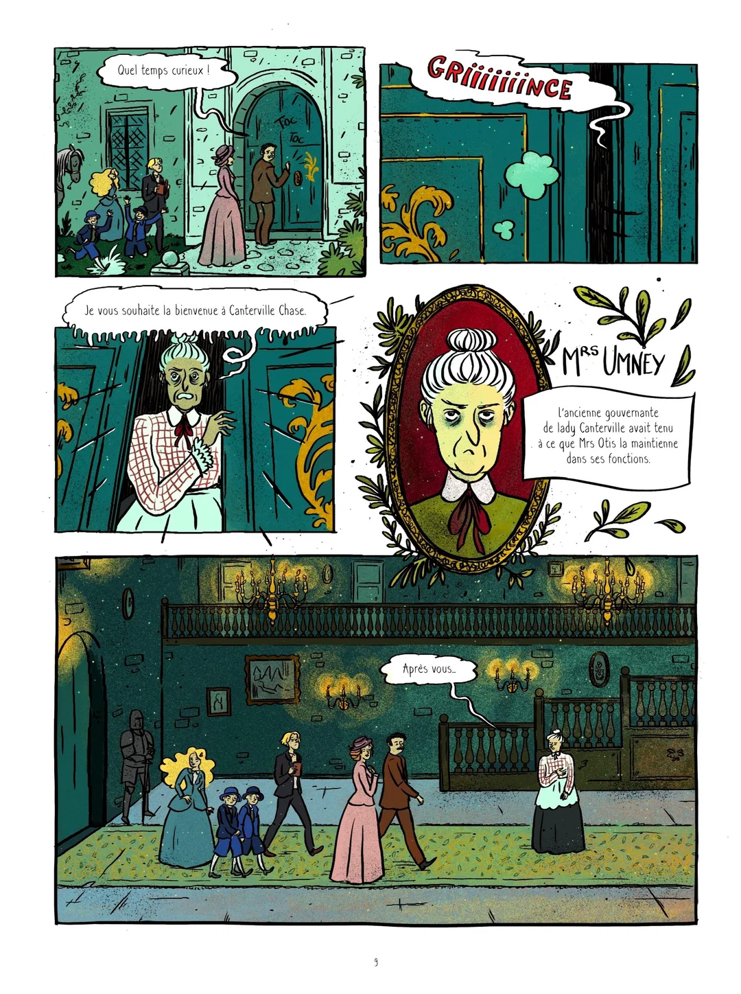 法漫《坎特维尔幽灵》奇幻悬疑漫画推荐:当鬼魂被孩子吓哭