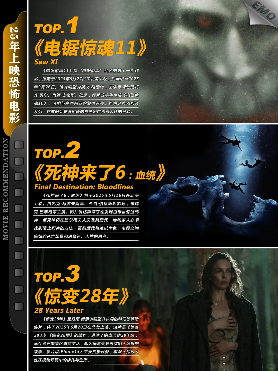 2025年即将上映的恐惧惊悚片推荐：豆瓣高分恐怖片盘点 - ACGFav