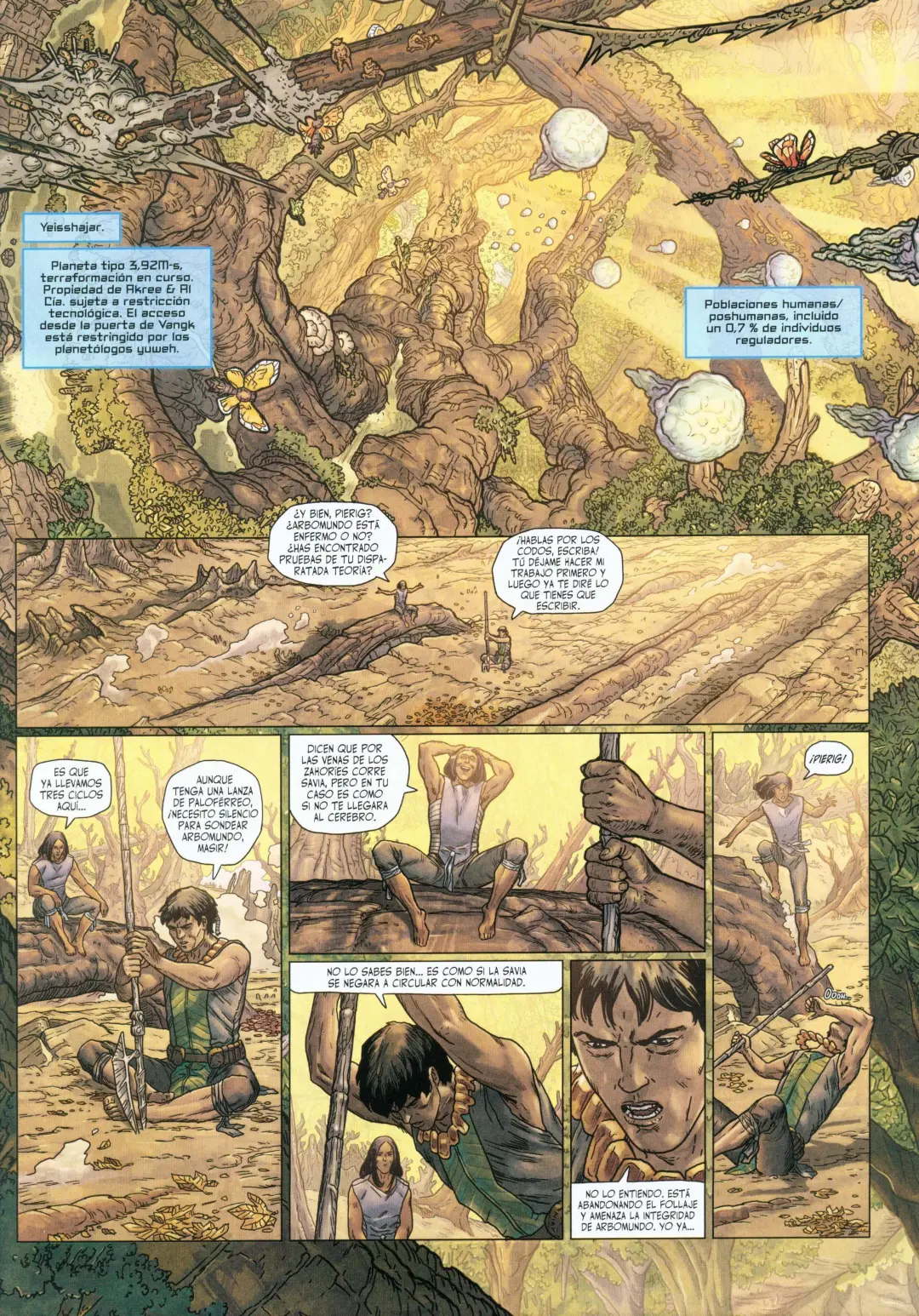 西班牙语奇幻漫画《树液猎人》：绿色朋克冒险巨作 - ACGFav