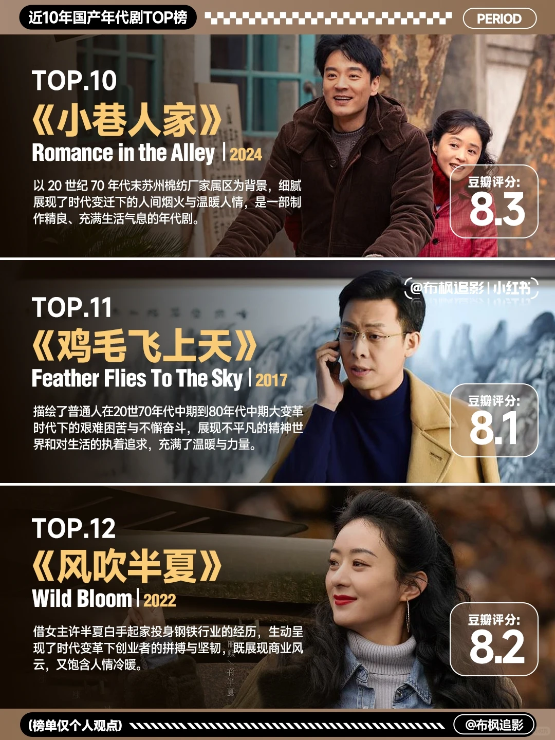 近十年国产年代剧巅峰榜 - 熬夜追剧必看 - ACGFav