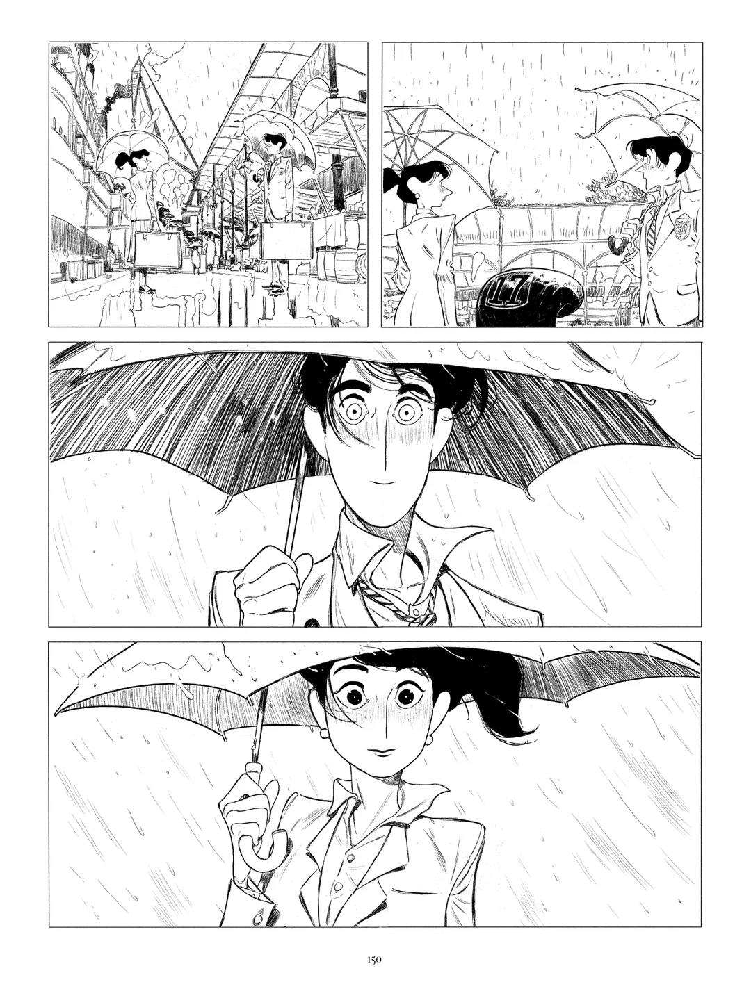 法国图像小说《爱如初见》线稿公开 - ACGFav