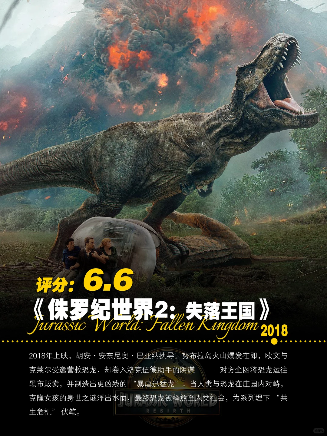 侏罗纪世界全系列电影编年史：从经典到重启 - ACGFav