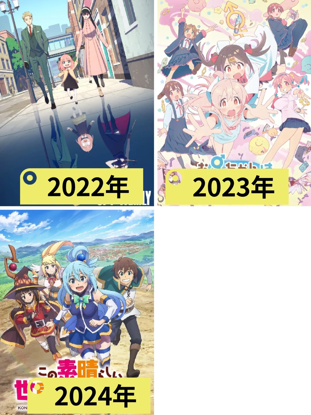 近十年每年最火的搞笑番盘点【2015～2024】