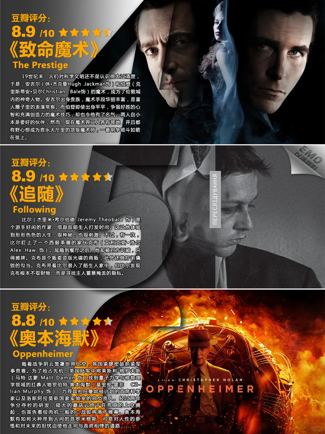 克里斯托弗·诺兰电影专题 | 盗梦空间、蝙蝠侠三部曲深度解读