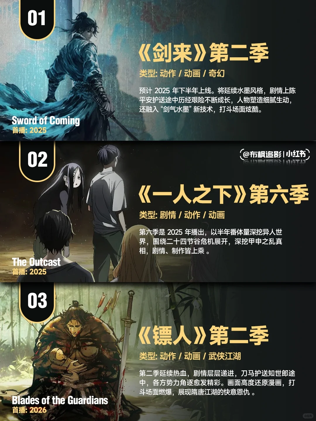 12部国漫续作强势回归，剑来第二季与一人之下第六季领衔 - ACGFav