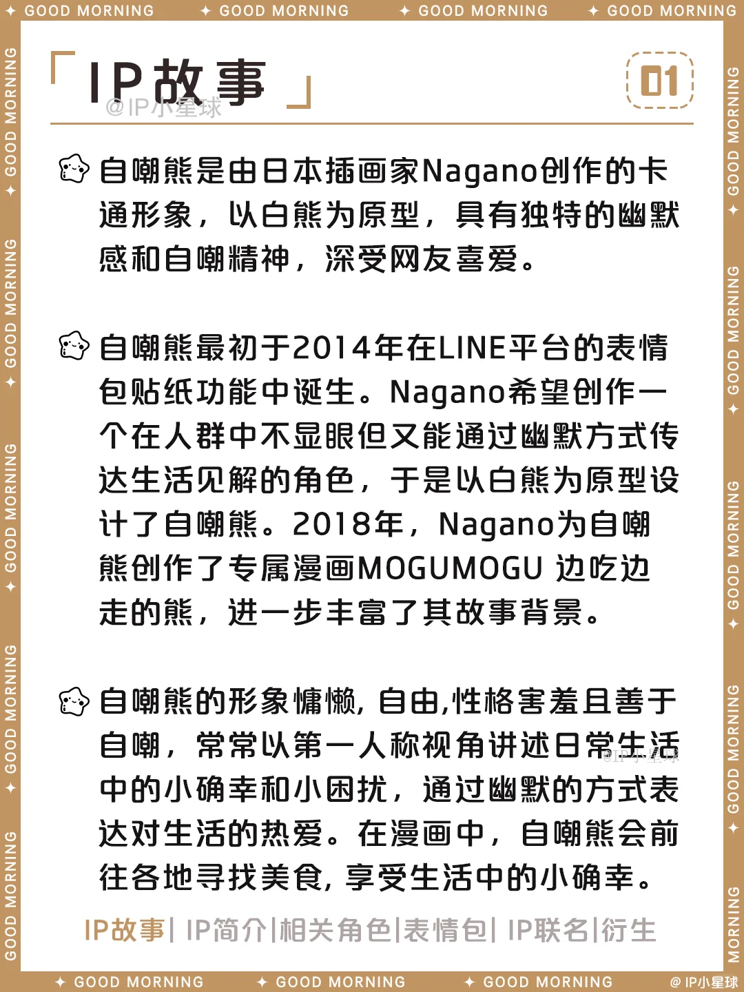 自嘲熊全解析：边吃边走的治愈系白熊IP