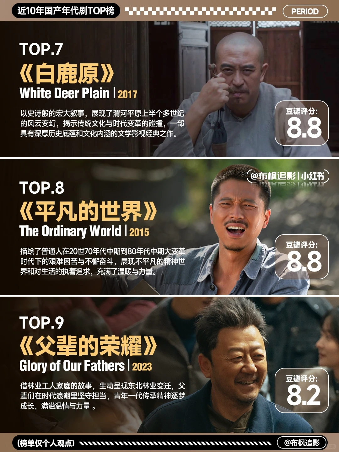 近十年国产年代剧巅峰榜 - 熬夜追剧必看 - ACGFav