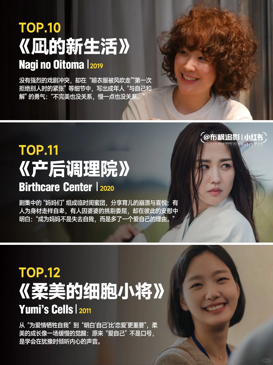 不完美却真实：12部女性成长必看治愈剧，教你勇敢说“不”活出自我