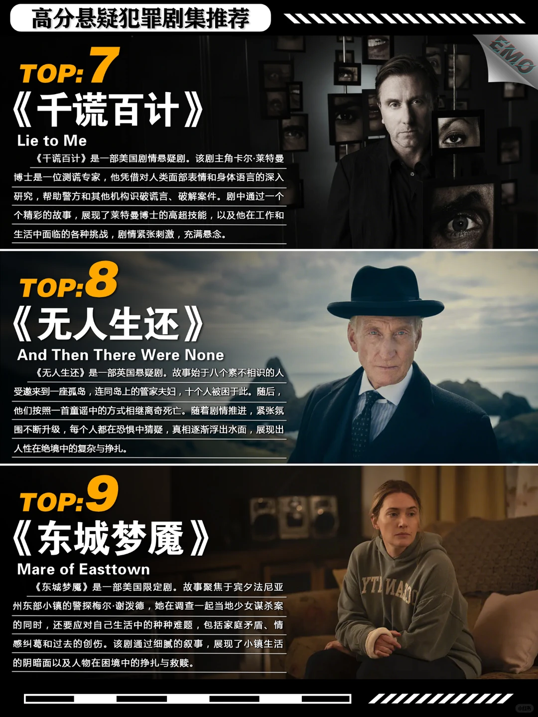 豆瓣高分悬疑犯罪剧集推荐 | 拯救片荒必看神剧