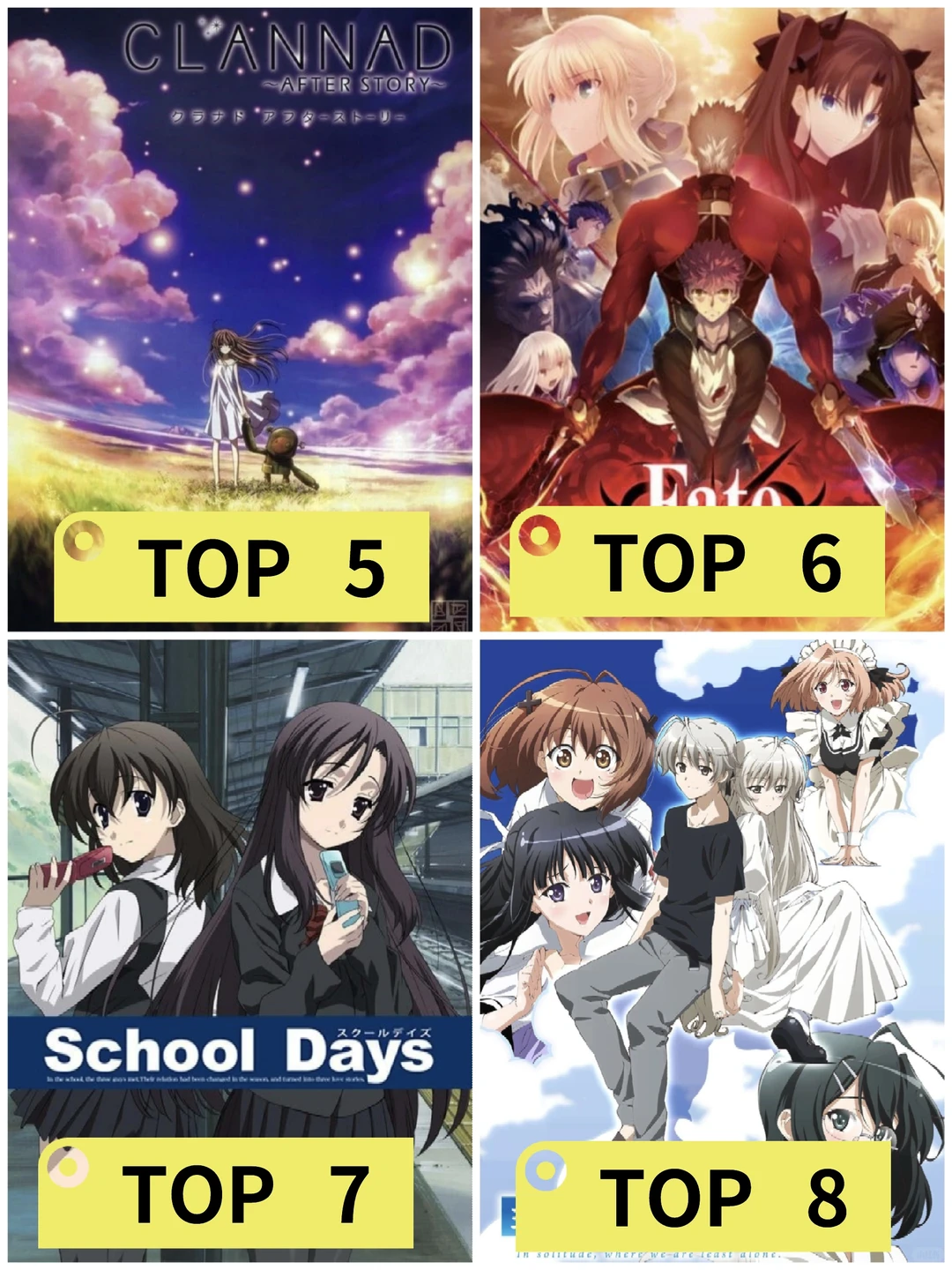 最热galgame改动漫排行榜Top16：石头门、Fate、CLANNAD领衔