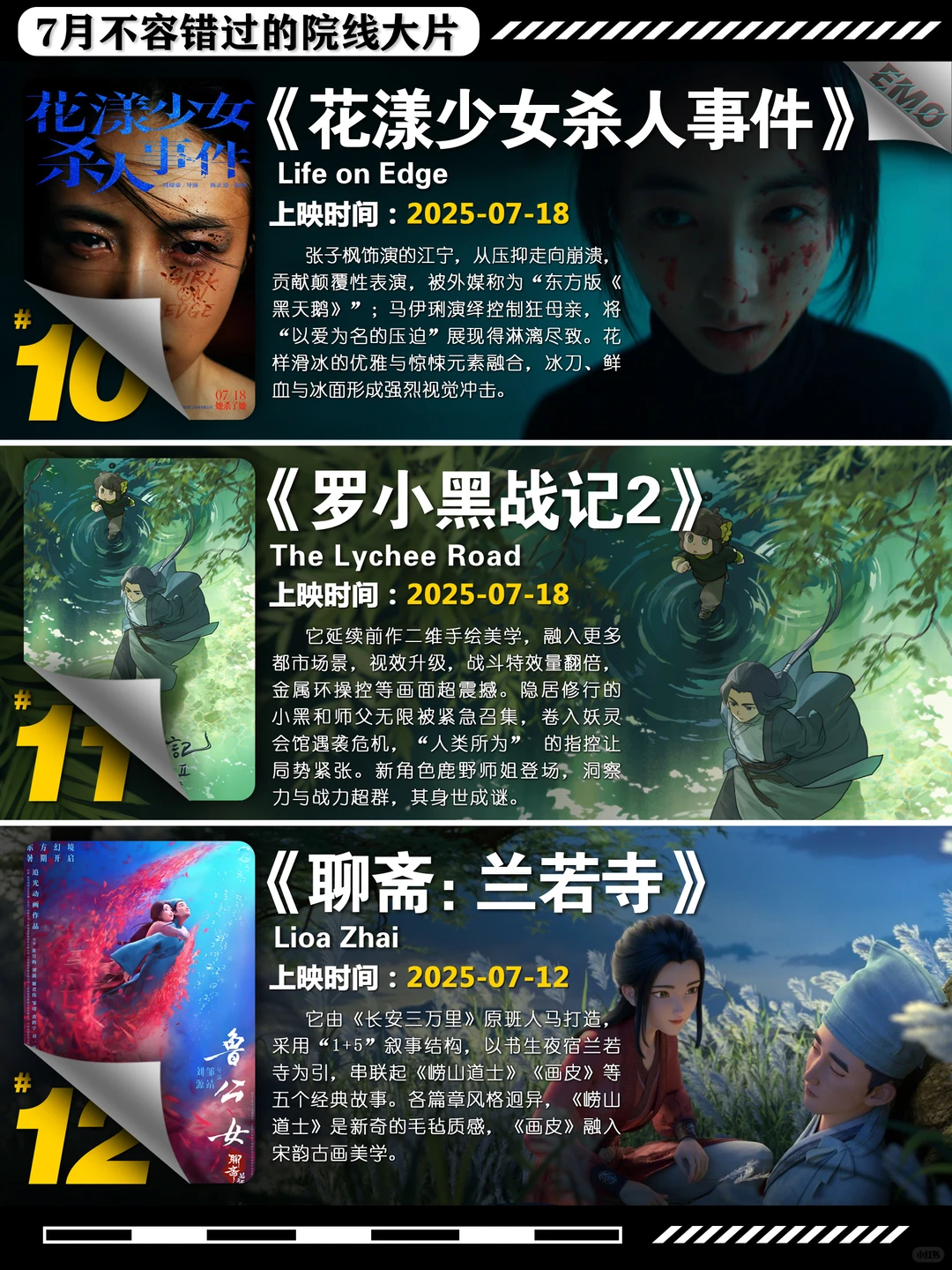 2024年7月院线电影终极盘点：这12部豆瓣高分大片拯救你的片荒夏日