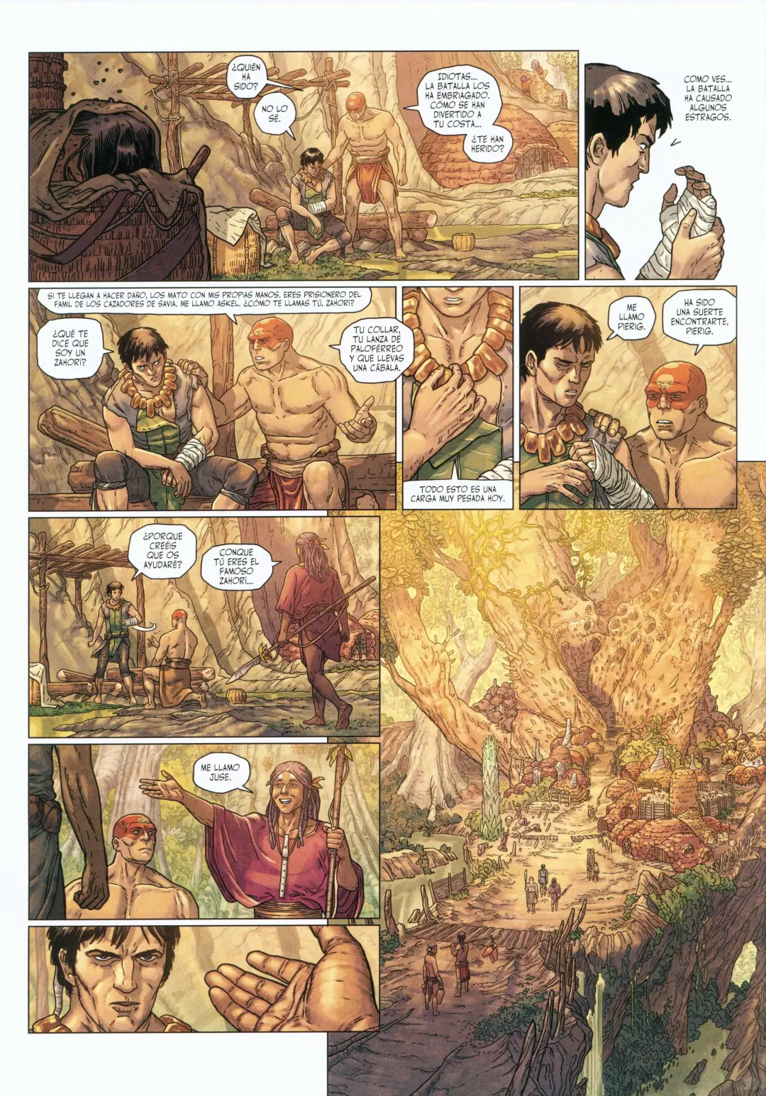 西班牙语奇幻漫画《树液猎人》：绿色朋克冒险巨作 - ACGFav