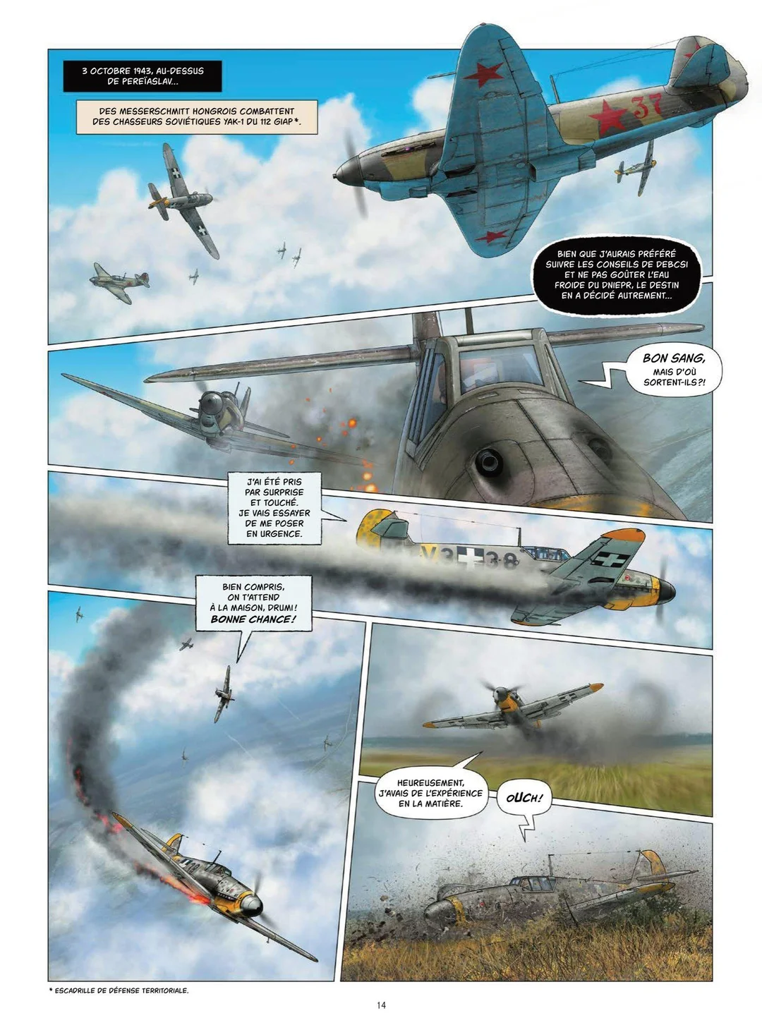 法国漫画《注定灭亡的美洲狮》：二战匈牙利空战秘史漫画化
